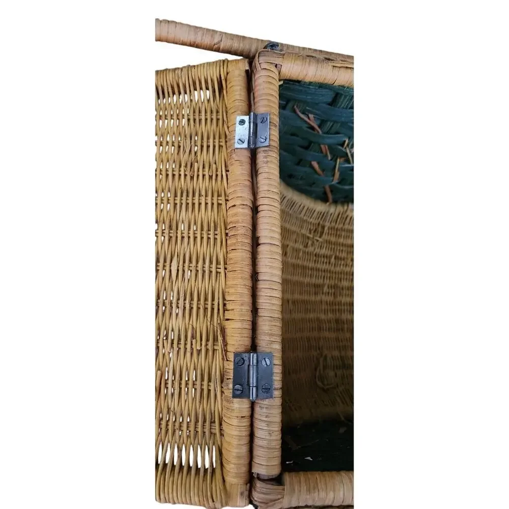 Wicker Half Round With‎ Sunflower and Handles 14.5''